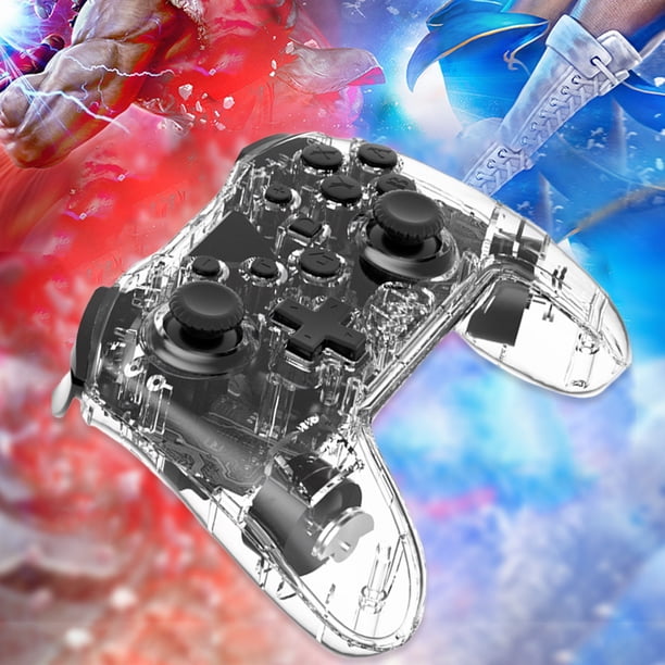 Joystick Gamepad Dual Shock para N-Switch/PS3/PC/Android Phone TV (Blanco)