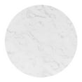 thumbnail image 3 of Modway Verne 40" Artificial Marble Dining Table in Gold White, 3 of 6