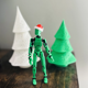 thumbnail image 1 of Titan Action Figure,T13 Action Figure Robot, Titan 13 Action Figure,Stikbot Toys with Weapon Accessories, Ideal Gift for Children and Adults (Green), 1 of 3