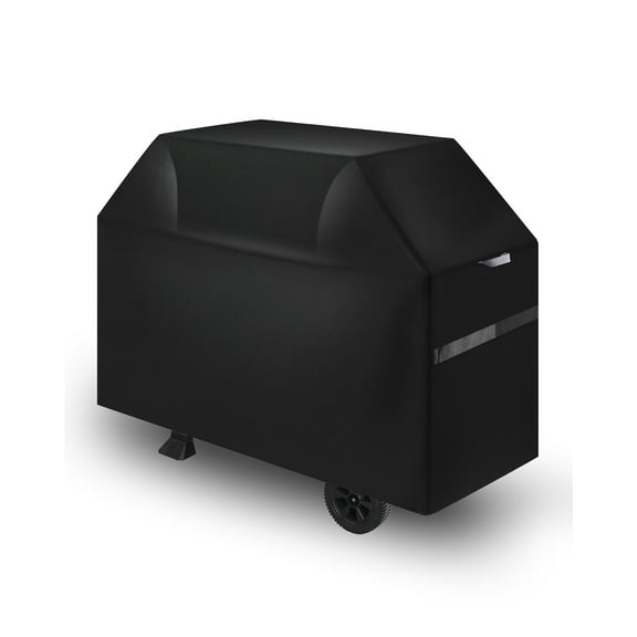 VEVOR Grill Cover, 48 inch BBQ Covers for Outdoor Grills, Waterproof, Fade Resistant, Weather Resistant Heavy Duty 600D Polyester, Easy On/Off, with Hook-and-Loop Straps, Black