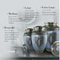 thumbnail image 5 of Blue Loving Angel Wings Urns for Cremation Ashes Large Urn XL or Small Keepsake Urns for Human Ashes & Urns for Human Ashes for Home or Burial Small Urns for Human Ashes, 5 of 11