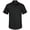Black, variant on HISDERN Men's Short Sleeve Dress Shirt Stretch Classic Fit Black Button Down Shirt with Pocket