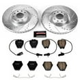 thumbnail image 3 of PowerStop Front Z23 Evolution Sport Carbon-Fiber Ceramic Brake Pad and Drilled & Slotted Rotor Kit Fits: AUDI Select Models K948, 3 of 10
