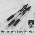 thumbnail image 5 of BAZIC Ballpoint Spencer Black Retractable Pen Soft Grip 1.0 mm, (5/Pack), 24-Pack, 5 of 7