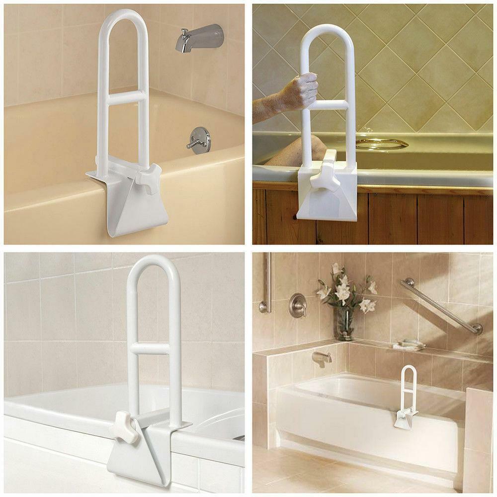 ClampOn Bath Tub Handle Grab Bar Bath Bathroom Safety Handicap Hand