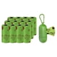 thumbnail image 1 of Bolsas para desechos de perros con dispensador Bolsas para desechos de mascotas Biodegradables Sin perfume para exteriores 12 rollos, 1 of 2