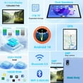thumbnail image 3 of Android Tablet 10.1 Inch by JUEDUR | 22GB RAM+128GB ROM (expandable to 1TB) Keyboard & Mouse included | 8000 mAh Battery,Face Unlock, Split Screen feature, Android 14 with Octa-Core CPU (Brand New), 3 of 7