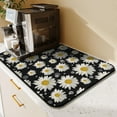 thumbnail image 3 of Coffee Bar Mat Accessories for Countertop Super Absorbent Anti-Slip Silicone Daisy Dish Drying Mats for Kitchen Counter Draining Pad Decor Gift Fit Coffee Maker Coffee Pot Espresso Machine 23inx15in, 3 of 6