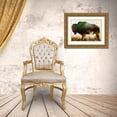 thumbnail image 3 of Art by Leslie Franklin 14x11 Gold Ornate Wood Framed with Double Matting Museum Art Print Titled - Roaming the Plains, 3 of 4