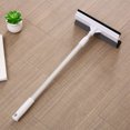 thumbnail image 4 of Indoor Broom, Broom Scraper Mop Bathroom Wiper Household Sweeping Floor Scraper Toilet Bathroom Brush, Broom for Carpet, Hardwood Floor(White), 4 of 6