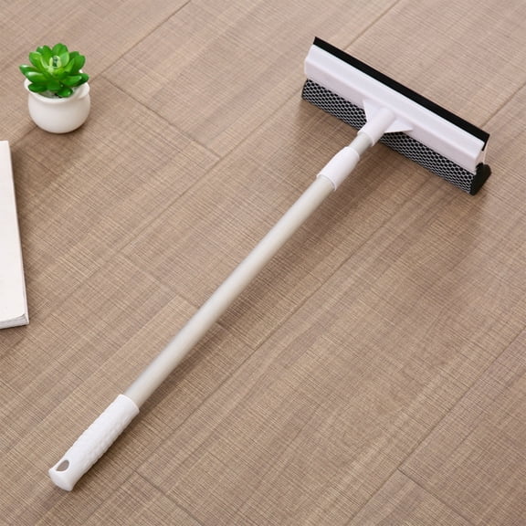 Multi-Purpose Floor Scraper and Bathroom Wiper Combo, Household Sweeping Tool with Mop Function for Toilet and Bathroom Cleaning, All-in-One Brush for Tile and Hardwood Floors M