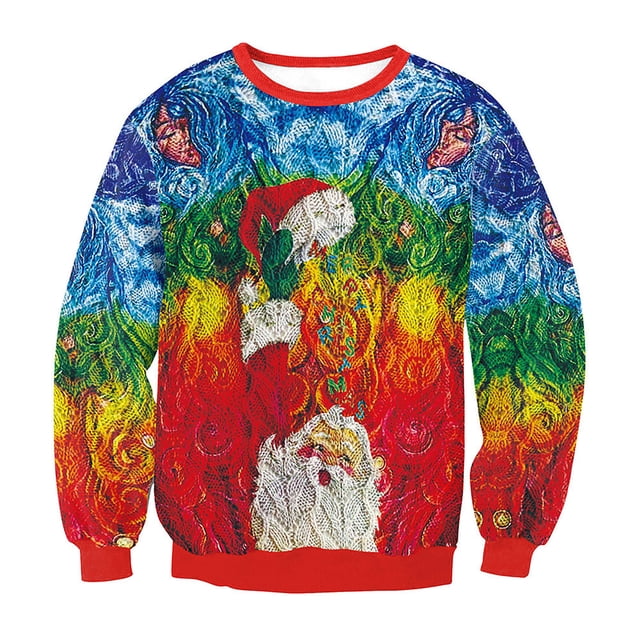 toraway Sweatshirts pour Hommes Design Graphique Mode de Noël Décontractée Impression 3D Manches Longues Pull à Capuche TTTG