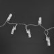 thumbnail image 2 of Cadena de luces LED con clip para fotos alimentadas por batería, decoración colgante para fotos de bodas y fiestas (30 LED), 2 of 8