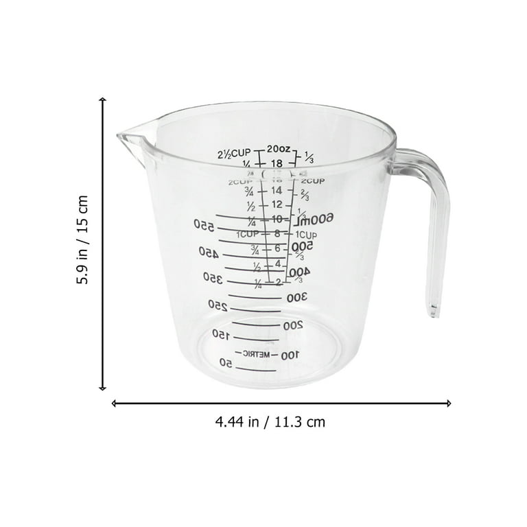 Tip Mouth Measuring Cup Jug, Measuring Jug 2 Cup