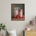 thumbnail image 4 of Paint By Numbers Kit for Adults Beginner - Strawberry Smoothie Beverage Display DIY Canvas Painting Kits for Adults, Frameless Paint By Number for Adults for Home Wall Decor 16x20 Inch, 4 of 7