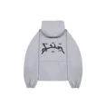 thumbnail image 2 of Sudadera con capucha de cuello alto a prueba de viento de moda urbana para hombres Y2k Goth Hip Hop Harajuku Retro con estampado de letras sudadera de gran tamaño para mujeres, 2 of 6