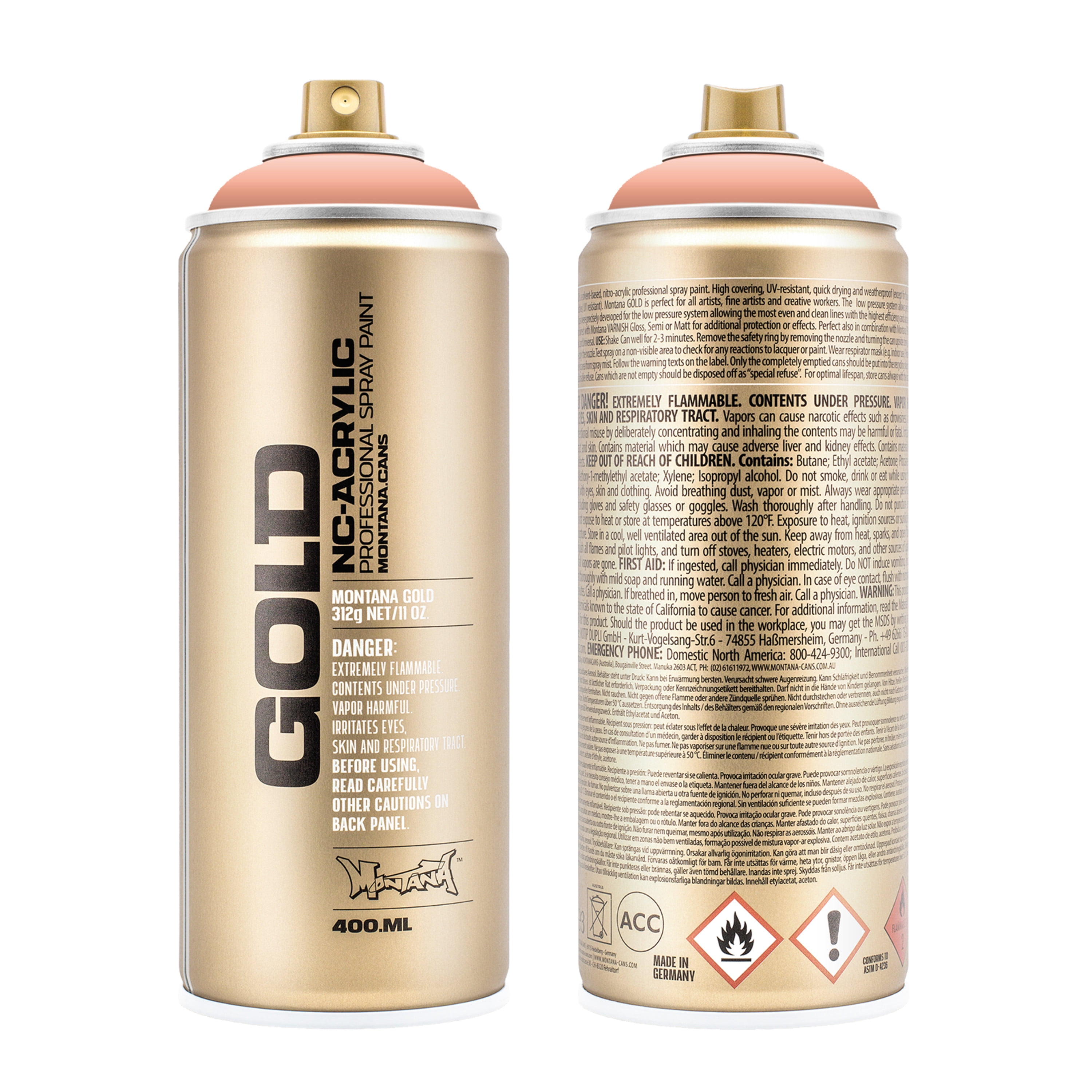 Montana GOLD 400 ml Spray Color, Salmon