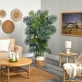 thumbnail image 3 of Nearly Natural 6.5' Golden Cane Bamboo Artificial Tree in Natural Jute Planter, Green, 3 of 4
