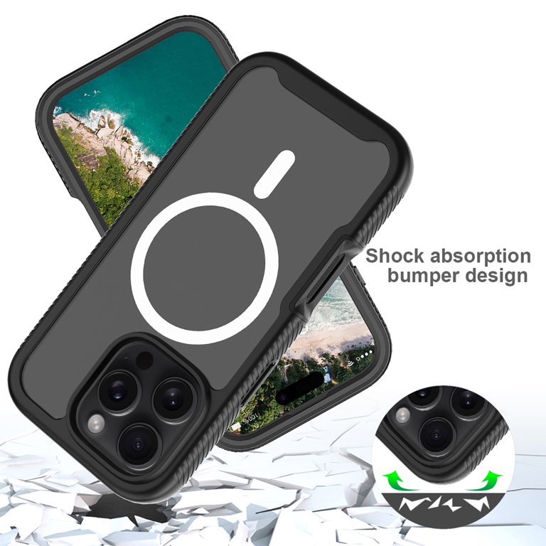 Custodia IPhone 16 DECODED Silicone - Verde Con MagSafe E Protezione Cadute - Foto 9