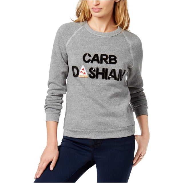 Sudadera Bow & Drape Carbdashian para mujer gris mediana