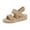 Beige, variant on Women's Platform Wedges Sandals 2026 Slingback Lightweight Elastic Ankle Strap Low Wedge Walking Sandals Comfortable Slip On Casual Shoes Outdoor Beach Vacation Flatform Sandal Beige 38(US-7)