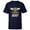 Navy, variant on Grogu The Mandalorian Halloween Skeleton Boo - Short Sleeve T-Shirt for Kids - Customized-White