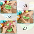 thumbnail image 3 of WuPing Pom-Pom Maker Set Includes 8 Pom-Pom Makers (4 sizes / 4 colors), 12 Yarn Balls (12 colors), 7 Crochet Hooks, 1 Pair of Scissors, 3 of 10