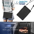 thumbnail image 5 of SOATUTO For TCL TAB 10 5G 10.1" Tablet Case Model 9183W / TCL TAB 10s 10.1 Inch  Model 9081X Case With Shoulder Strap Soft Silicone Hard Back Cover - Black+Black, 5 of 6