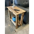 thumbnail image 6 of 25.5"H Slim Acacia Wood Architectural Recliner Table, Natural, 6 of 9