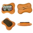 thumbnail image 4 of Zyllion Shiatsu Back & Neck Massager 3D Kneading Massage Pillow with Heat for Muscle Pain, Brown, 4 of 9