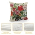 thumbnail image 4 of PHYHOO Spring Summer Flowers Decorative Throw Pillow Cover, Pink Red Floral , Farmhouse Cushion White, 4 of 5