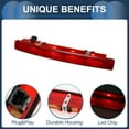 thumbnail image 4 of Luces de freno LED únicas para Renault Megane Mk2 2002-2009, carcasa roja de plástico impermeable, 4 of 7