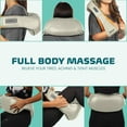 thumbnail image 3 of Shiatsu Neck and Back Massager with Soothing Heat - Electric Deep Tissue 3D Kneading Massage Pillow for Shoulder, Leg, Full Body Muscle Pain Relief - Car, Office, Home Use, 3 of 6
