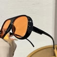 thumbnail image 5 of Oversized Sunglasses 2026, Retro Luxury Big Frame Sun Glasses for Women Men, UV400 One-Piece Lens Eyewear, 5 of 10