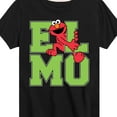 thumbnail image 3 of Sesame Street - Elmo Collegiate - Toddler and Youth Short Sleeve Graphic T-Shirt, 3 of 5