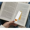 thumbnail image 3 of WIRESTER Set 2pcs Rectangle Metal Bookmarks With Light Gold Tassels for Book Lovers, Page Markers for Students Teachers Reading - Golden Cochin Chicken & White Silkie Chicken, 3 of 6