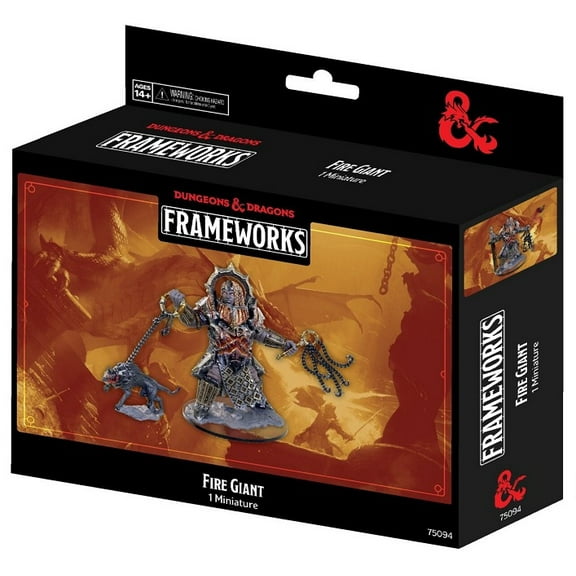 WizKids Dungeons and Dragons Frameworks: Fire Giant and Hellhound