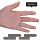 thumbnail image 3 of Anillo de ajuste de tamaño del artefacto envuelto anillo de cuerda transparente anillo de cambio de círculo anillo pequeño PU protección del medio ambiente cuerda de resorte transparente, 3 of 5