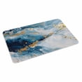 thumbnail image 2 of Blue Oil Painting Door Mat&nbsp;Indoor Outdoor Entrance, Non Slip Rug for Kitchen Bathroom Entryway Rug, Modern Marble Art Abstract Washable Doormat Floor Mat for Office Home Decor 20x31.5 Inch, 2 of 8