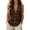 a-75Coffee22, variant on Womens Solid Color Collared Sleeveless Button Down Blouse With Bust Pockets Loose Fit Casual Top For Summer Daily Wear Weekend Outings Cozy Top