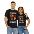 thumbnail image 5 of DJH Apparel | Exercise Extra Pies Funny Comical Unisex Tshirt, 5 of 5