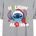 thumbnail image 3 of Lilo & Stitch - Holiday Aloha - Juniors Ideal Flowy Muscle T-Shirt, 3 of 5