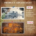 thumbnail image 5 of License Plate, Misty Chinese Lakeside Pavilions Decorative Front,Personalized Stainless Steel License Plate Cover For Men Women,12.2" X 6.2", 5 of 7