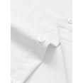 thumbnail image 2 of sogami Men's Wrinkle Free Dress Shirt Band Collar Long Sleeve Button Down Formal Shirt, 2 of 7