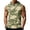 Army Green, variant on Mens Sleeveless Hoodie Camouflage Pattern Drawstring Hooded Vest with Kangaroo Pocket Relaxed Fit Sportswear Top