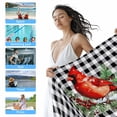 thumbnail image 5 of Red Cardinal Bird Christmas Beach Towels Blanket Soft&Absorbent Quick Dry Microfiber Holly Berry Black Buffalo Plaid Pool Towels for Swimming ,Yoga, Sports, Gym, Camping,Large 30X60in,, 5 of 8
