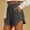 *Gray, variant on ClodeEU Women's Elaist Waist Cotton Athletic Shorts with Pockets ,Casual Summer Sport Shorts Black,Women's Plus L