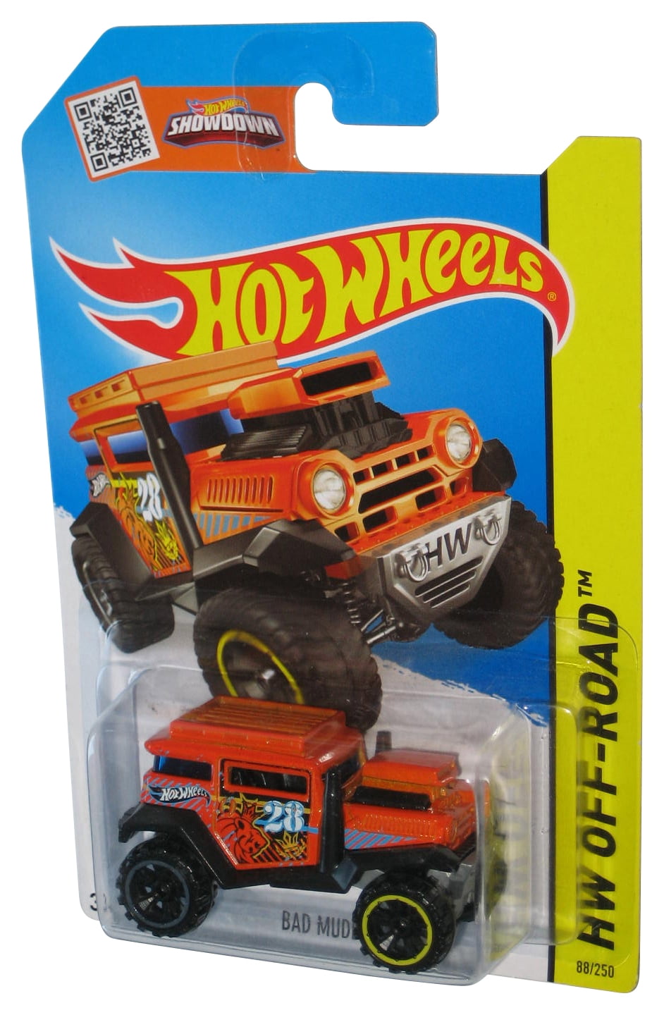 Hot Wheels HW Off-Road (2013) Orange Land Crusher Toy Car 115/250