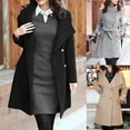 thumbnail image 6 of Tejiojio Woman Coat Winter Discount Women Plus Size Button Plush Tops Hooded Loose Cardigan Wool Coat Winter Jacket, 6 of 7