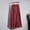 Wine, variant on Patlollav 2024 Womens Skirts,Women'S Summer High Waist Comfortable A-Line Skirt Large Size Temperament Mid Length Skirt